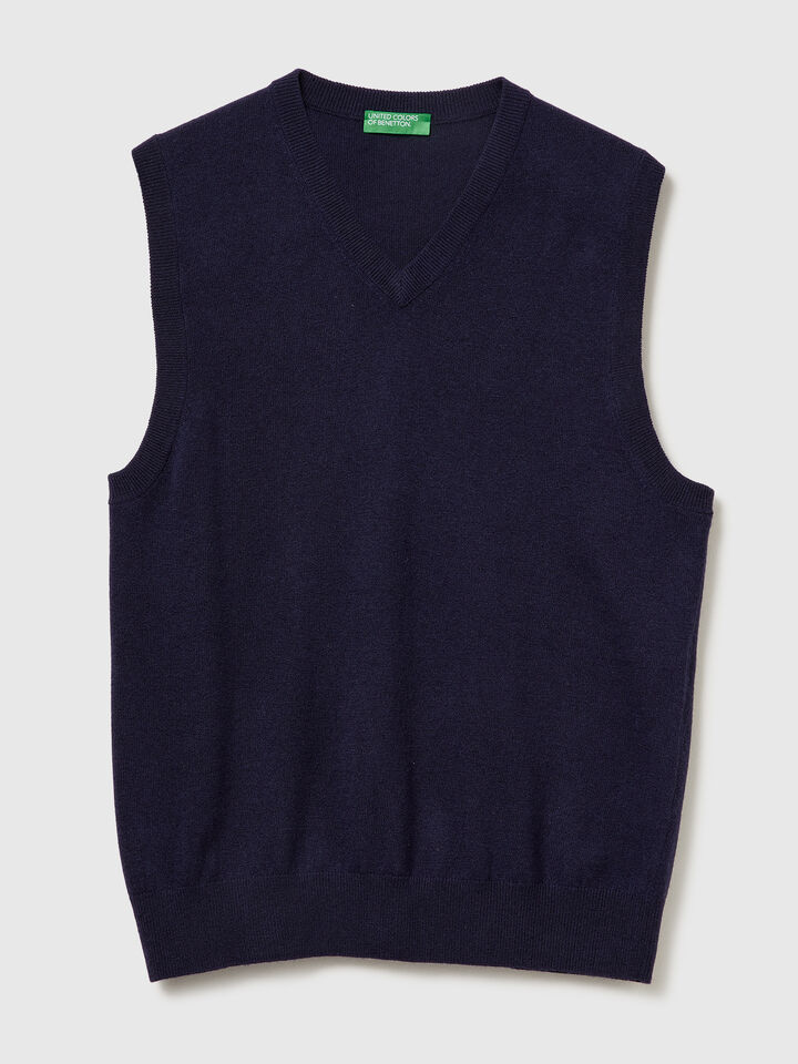 S/L V NECK SWEATER Men image number 4